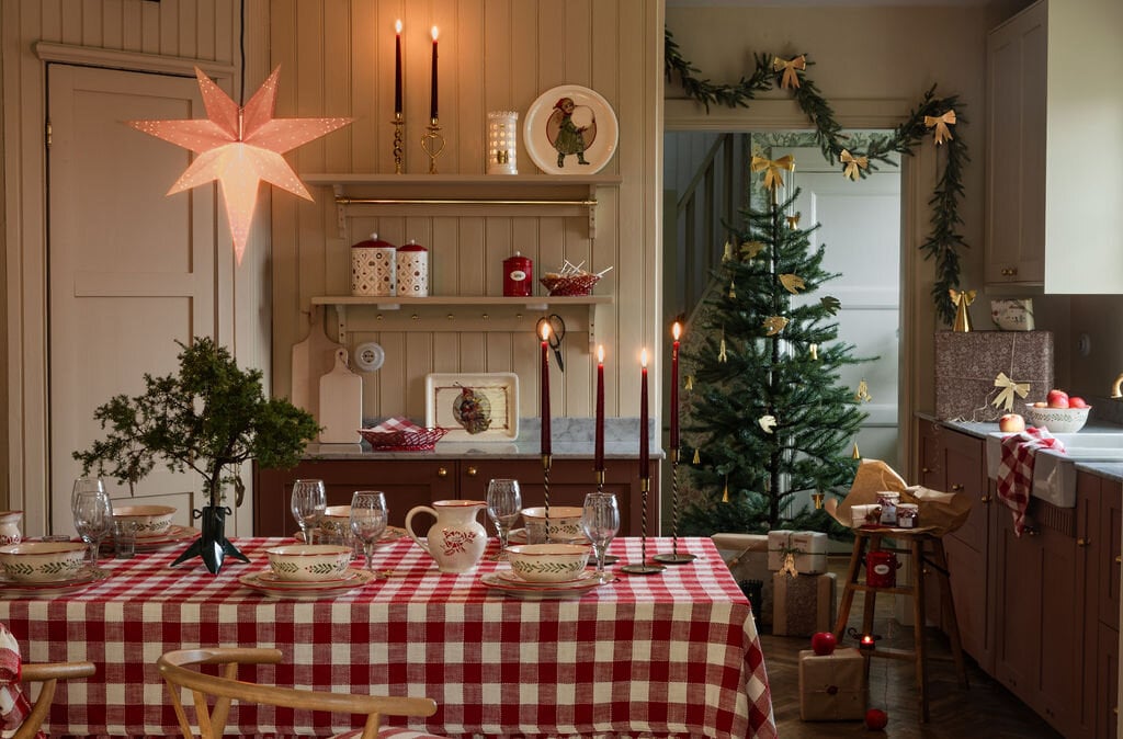 Ein klassischer Weihnachtstisch
