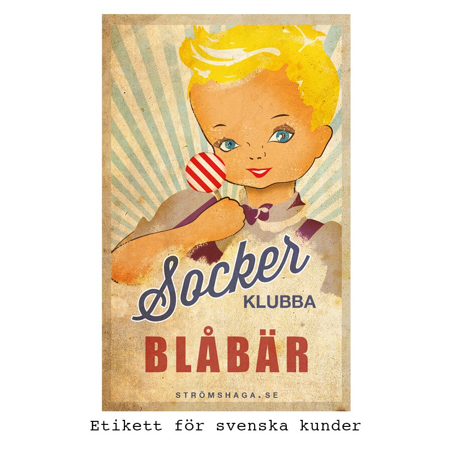 Sockerklubba Blåbär