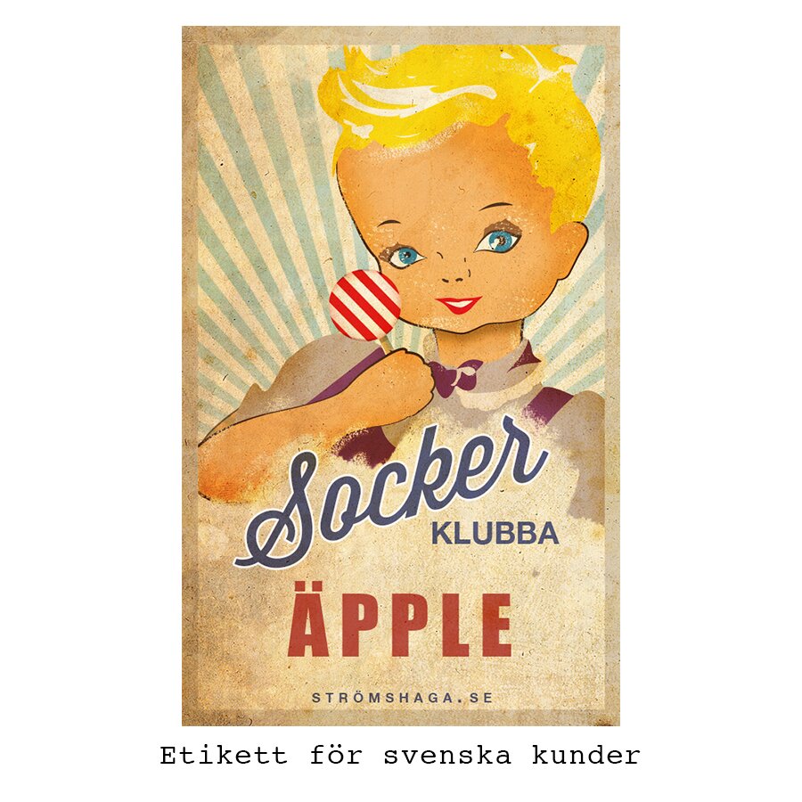 Sockerklubba Äpple