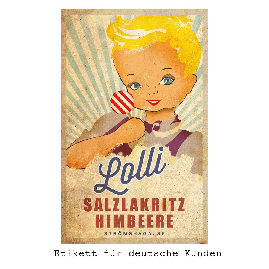 Lollie Salzlakritz/Himbeere