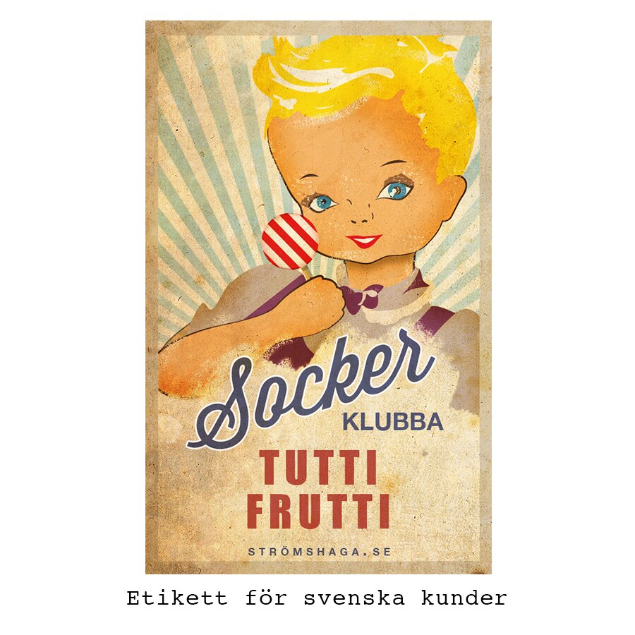 Sockerklubba Tutti Frutti