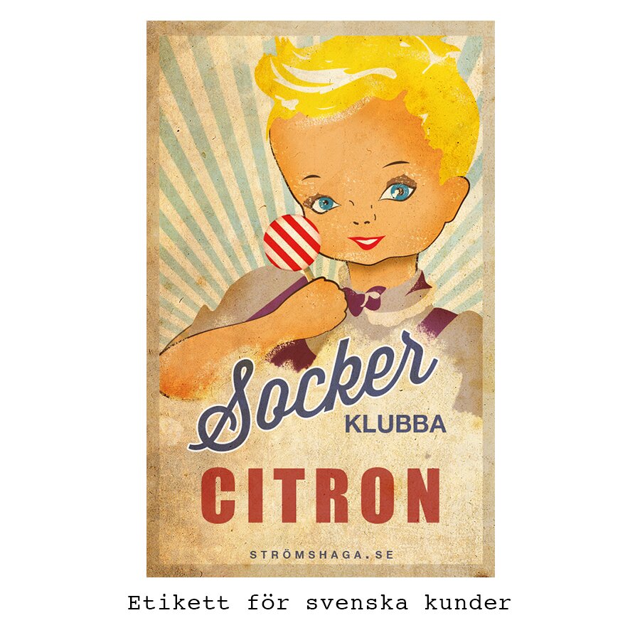 Sockerklubba Citron