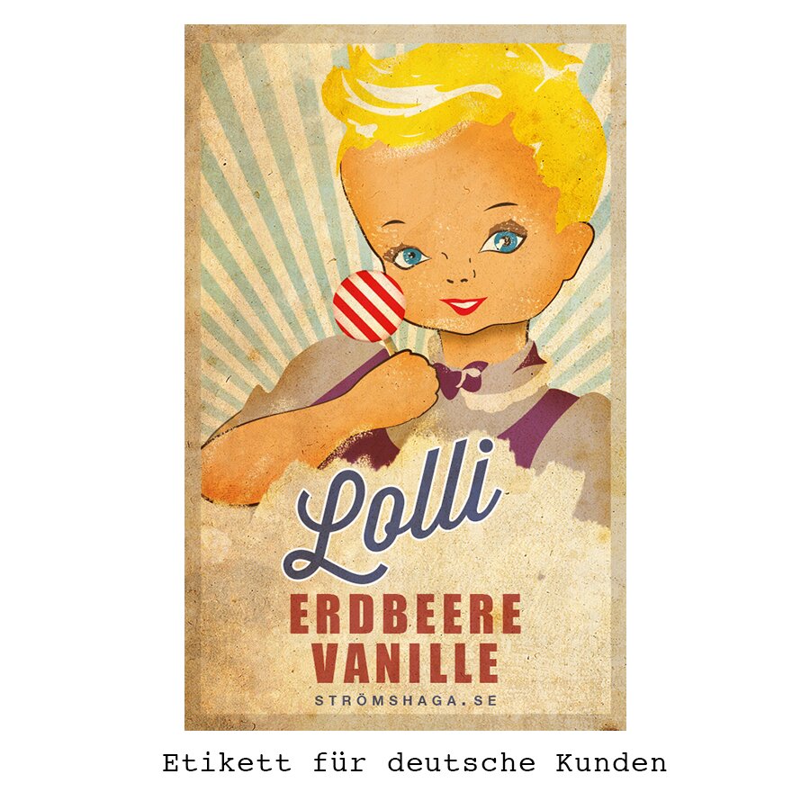 Lollie Erdbeere/Vanille