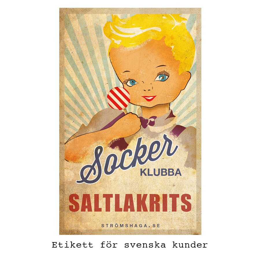 Sockerklubba Saltlakrits