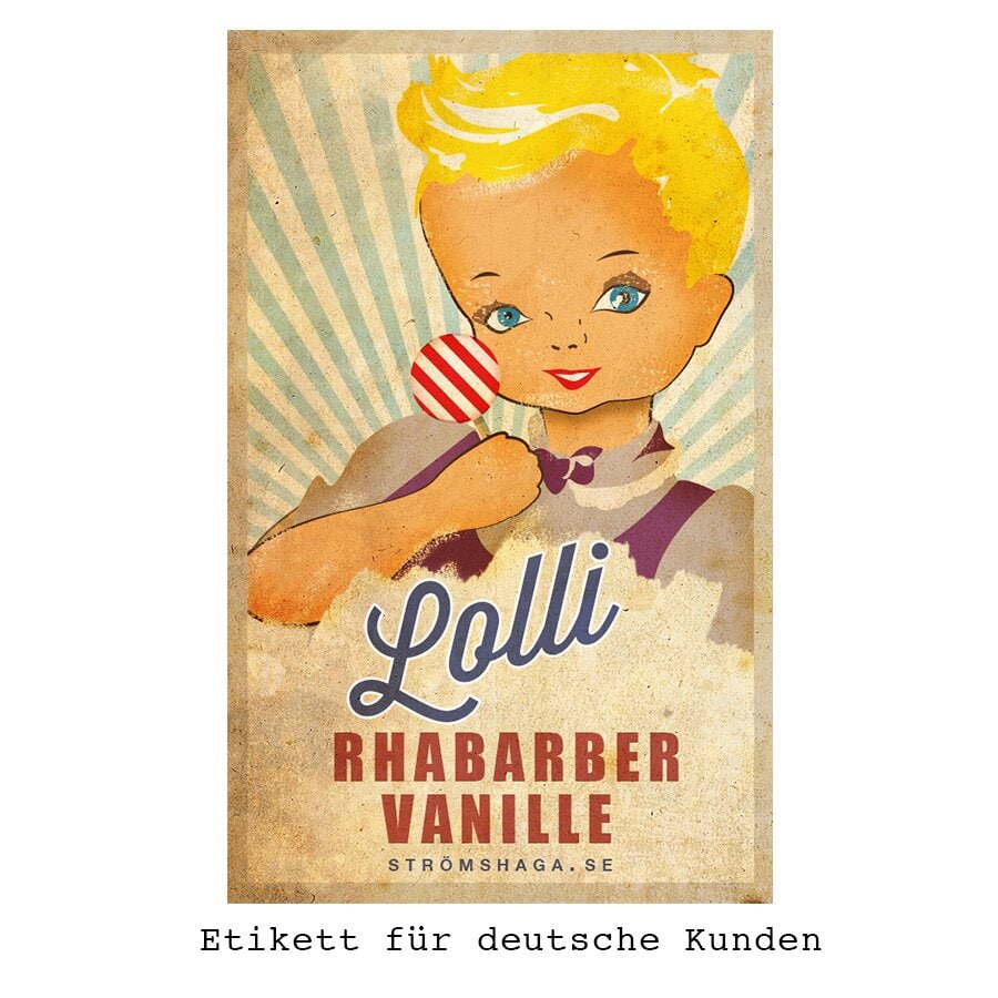 Lollipop Rhubarbe/Vanille