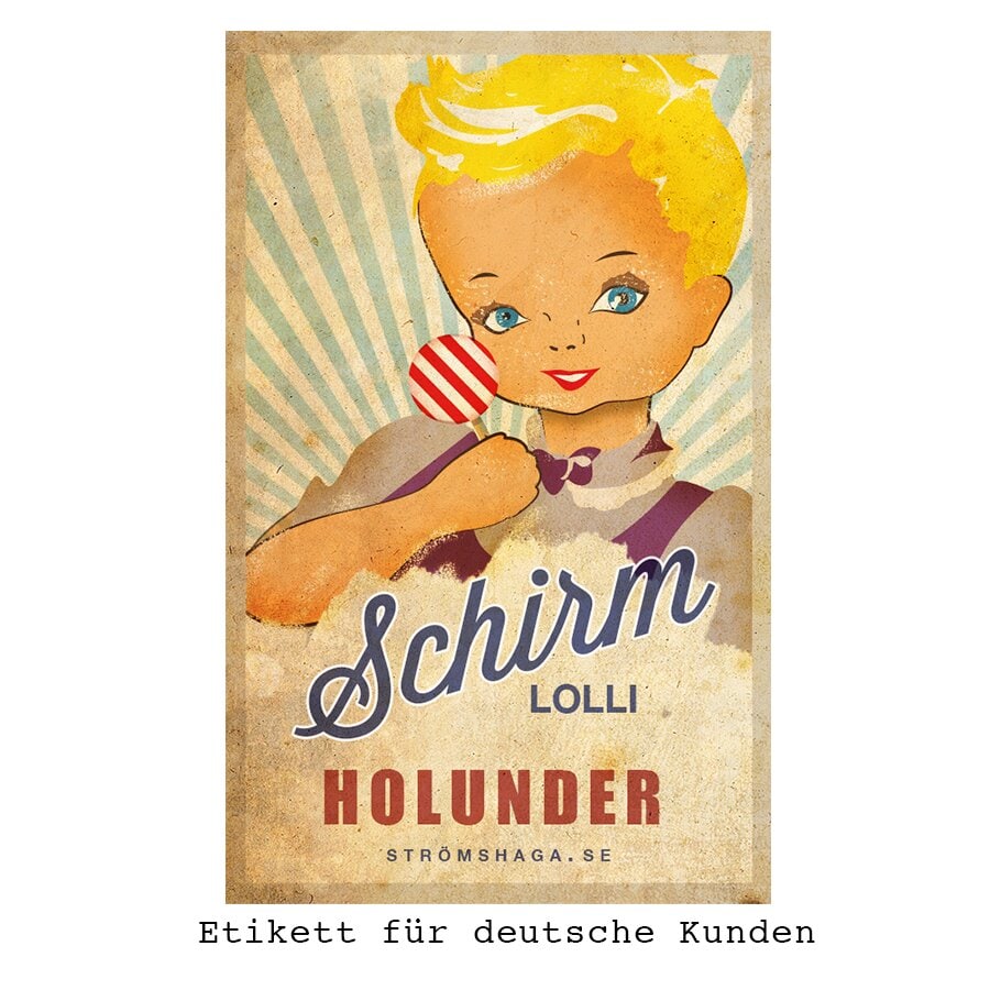 Schirm Lollie Holunder