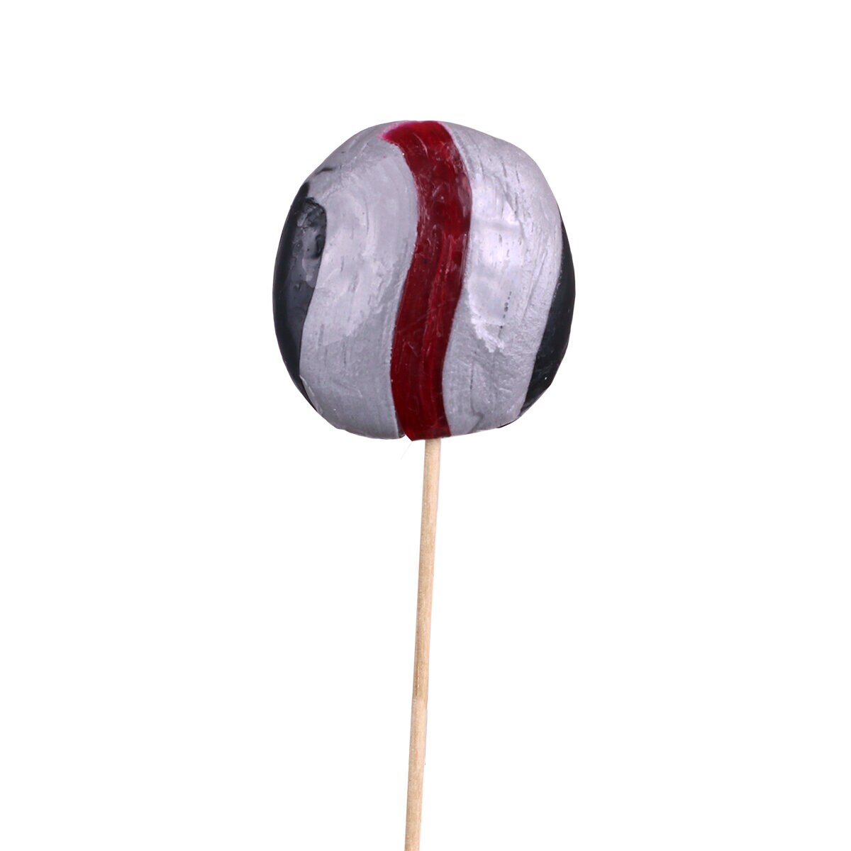 Round Big Lollipop Salt Liquorice/Raspberry