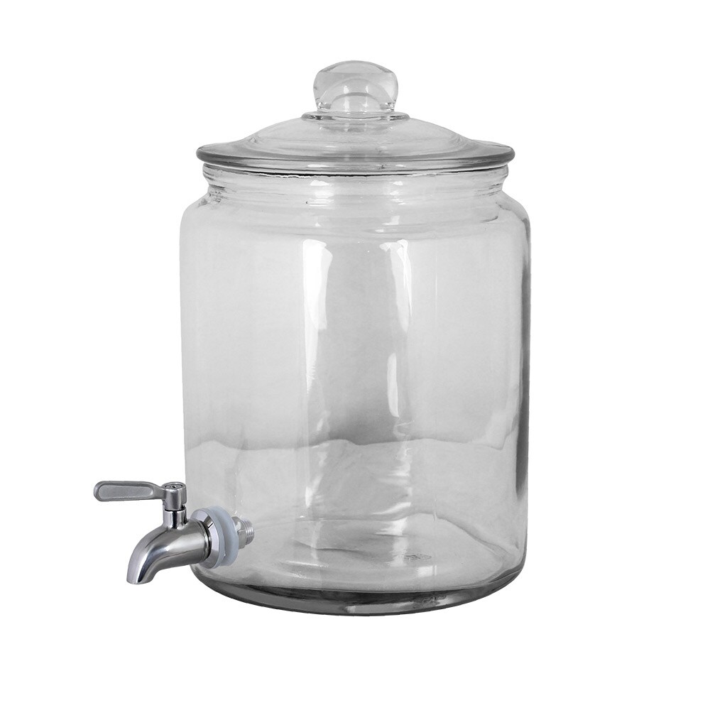 Glass Jar w. Stainless Steel Tap 6 L