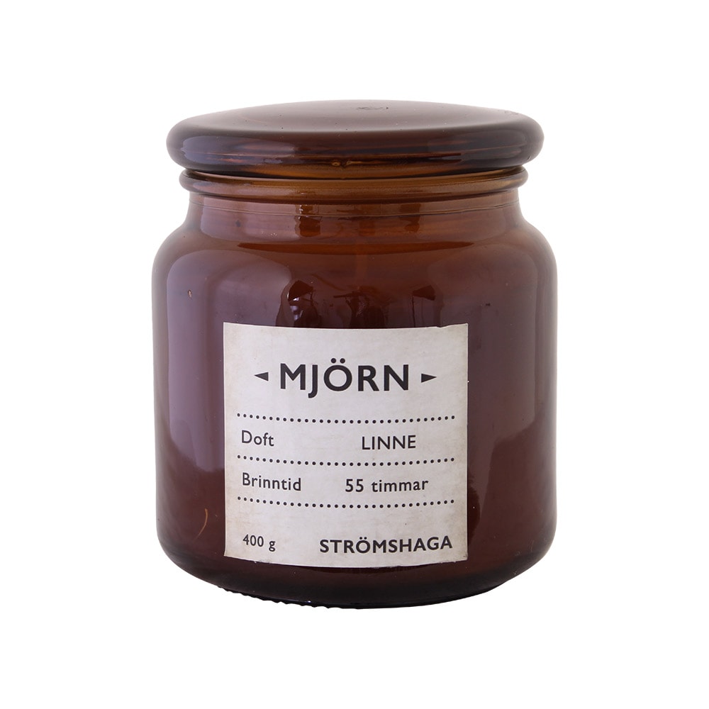 Scented Candle Mjörn Soft Linen 400g