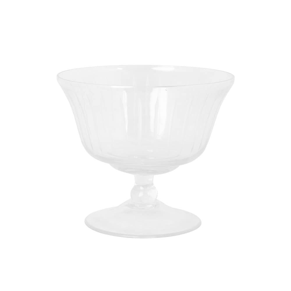 Glass Bowl w. Line Cut Small