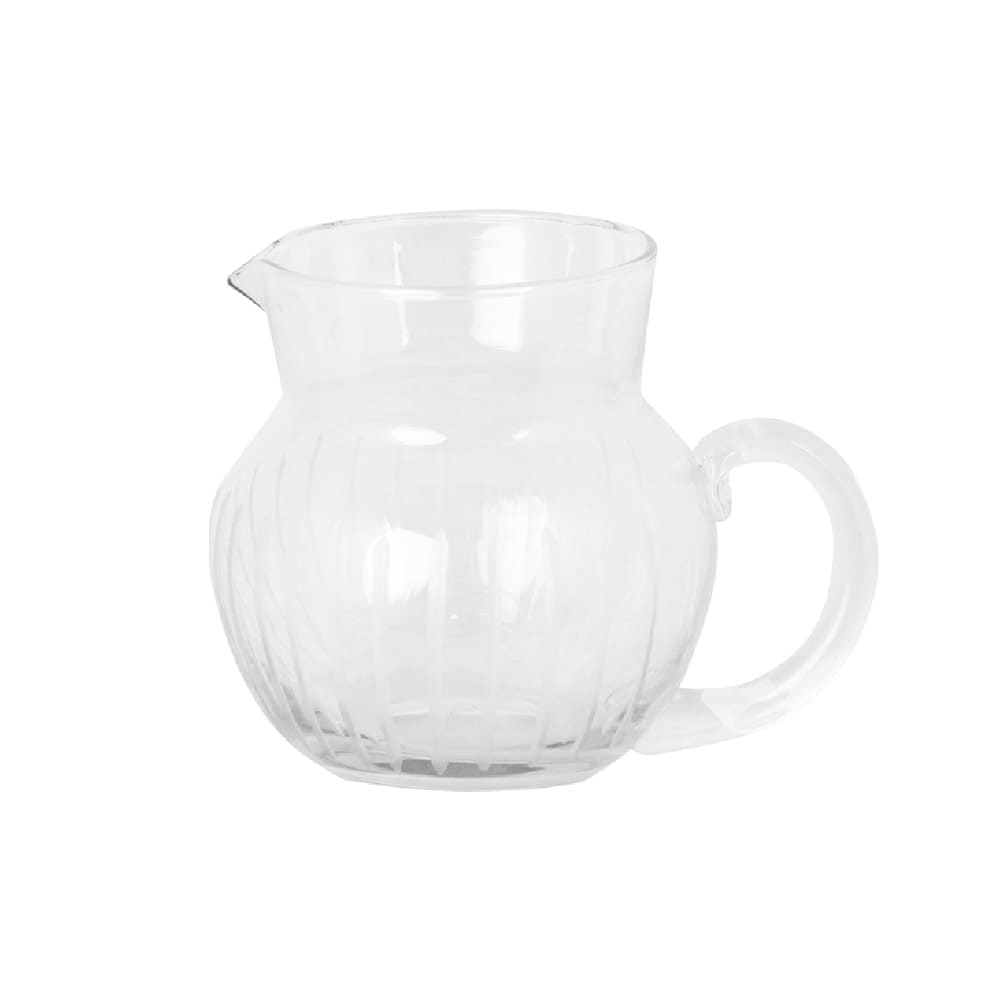 Glass Jug w. Line Cut Small