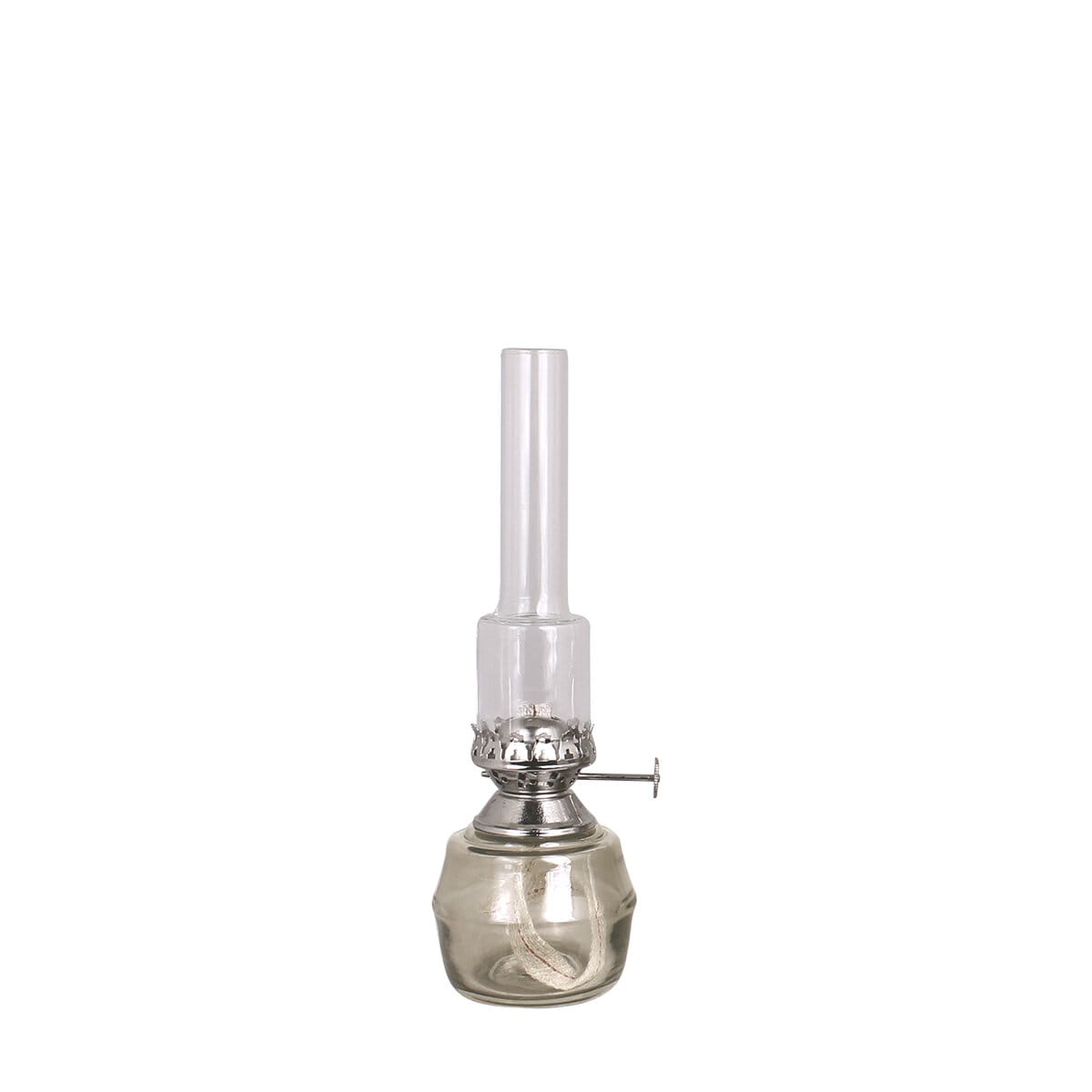 Kerosene Lamp Majken Grey Nickel Small