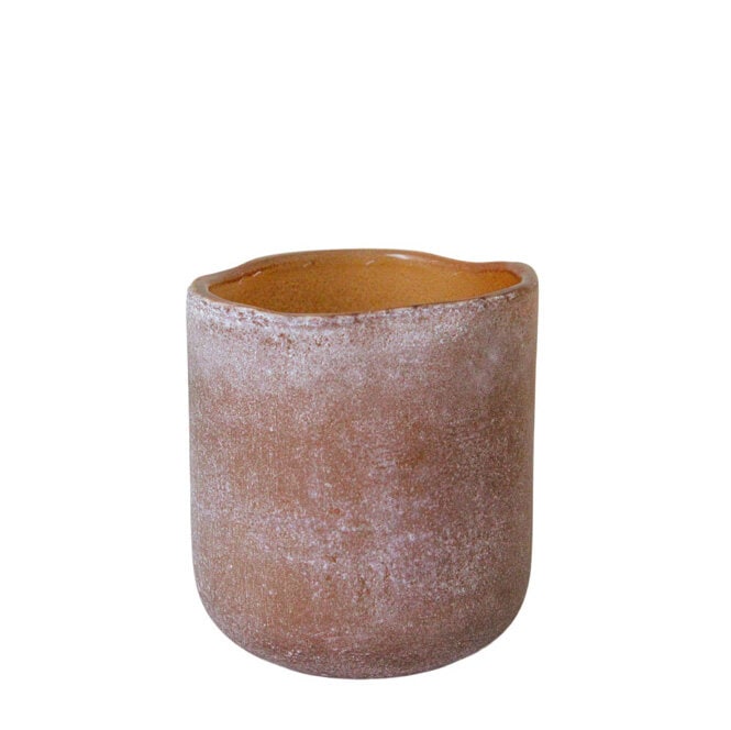 Tea Light Holder Ebba Light Brown Small