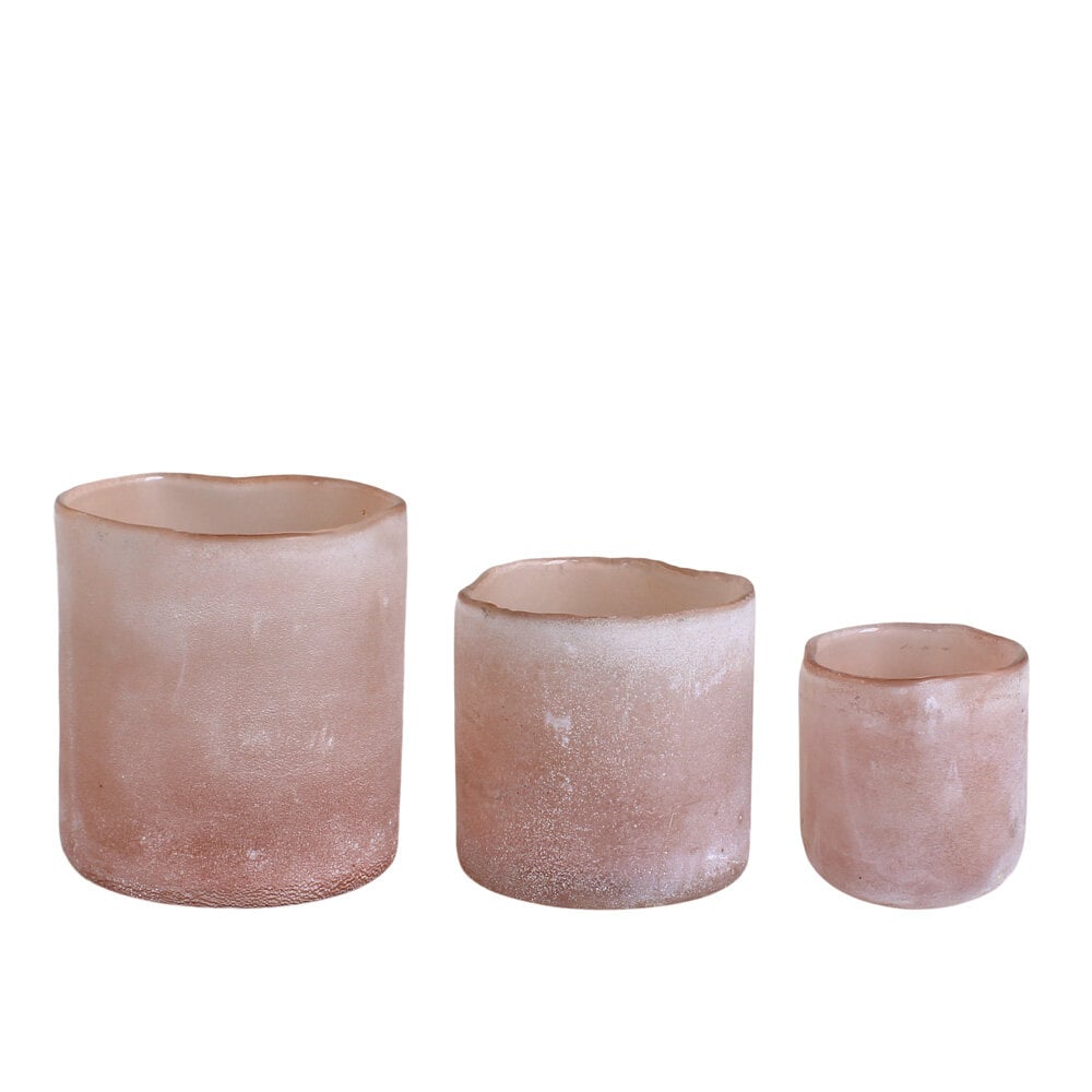 Tea Light Holder Ebba Ash Rose Small