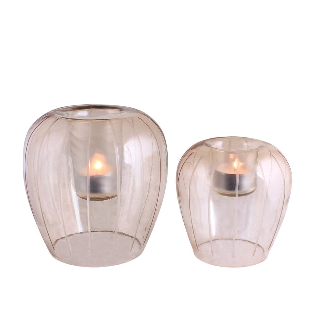 Tea Light Holder Otto Ash Rose Small