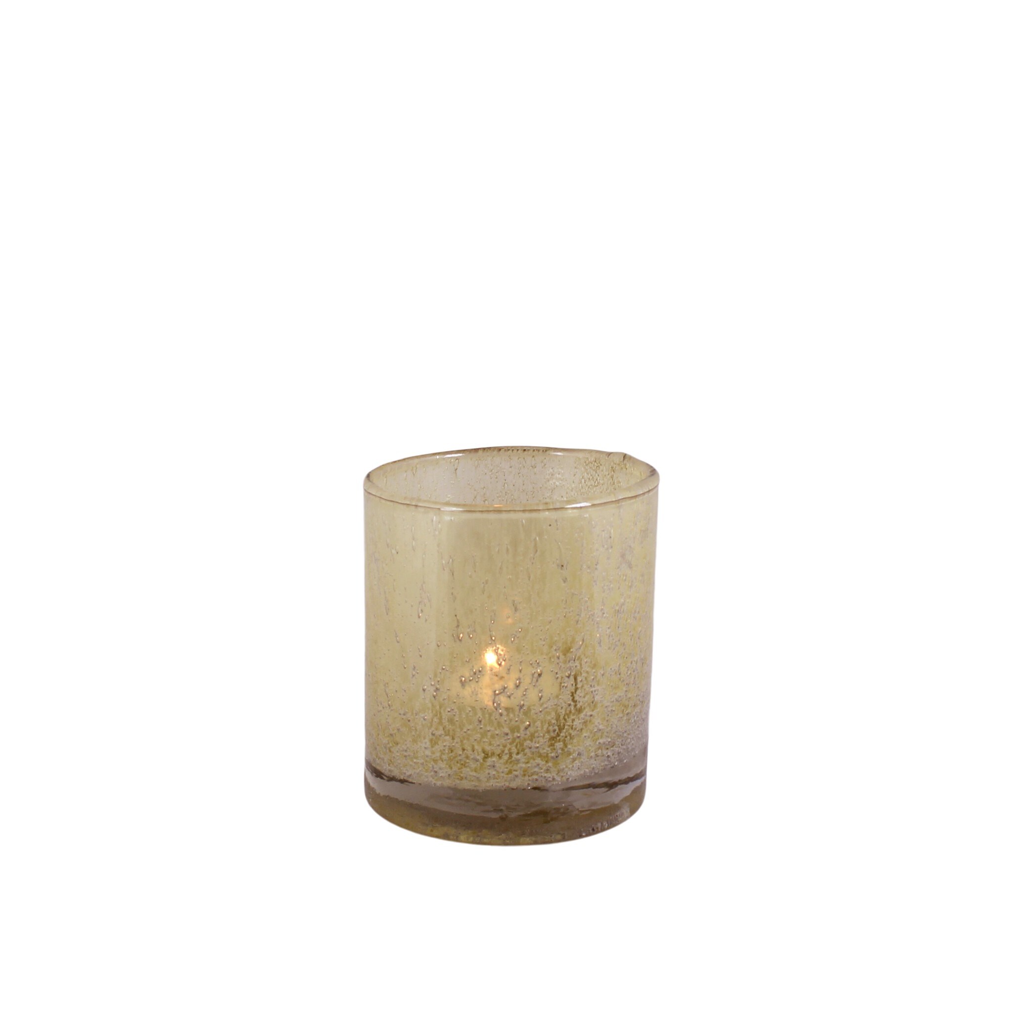 Tea Light Holder Elvira Yellow