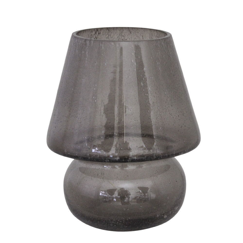 Tea Light Holder Mushroom Brown