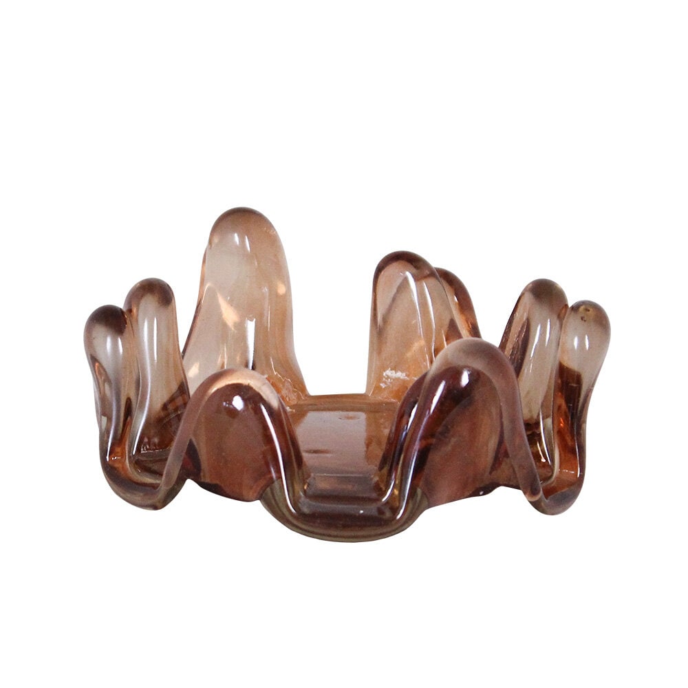 Tea Light Holder Clara Light Brown Large