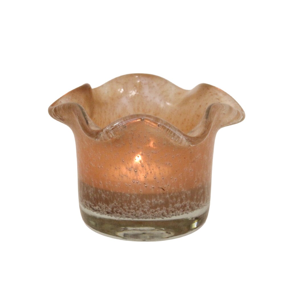 Tea Light Holder Milla Light Brown Large