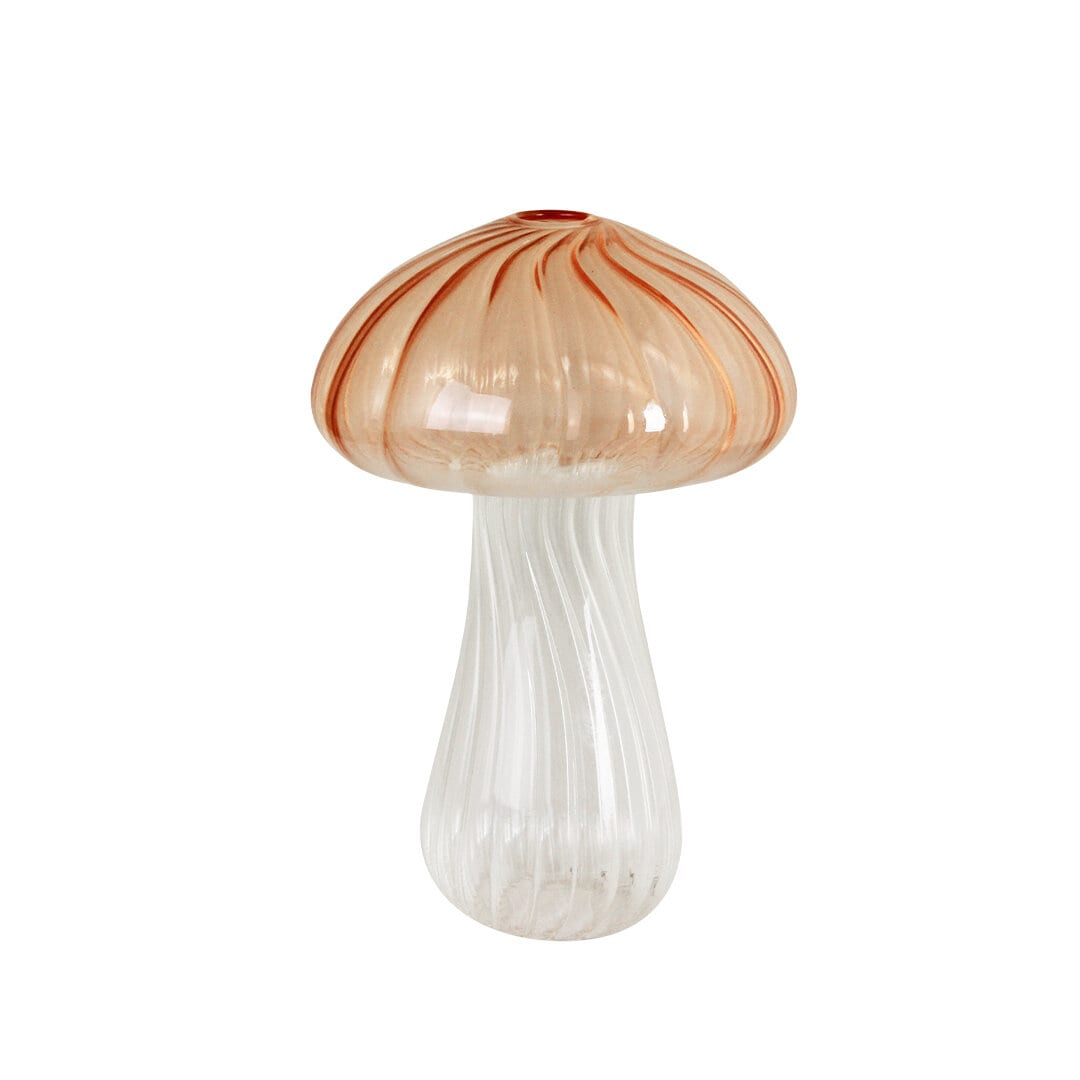 Decorative Vase Mushroom Peach Tall