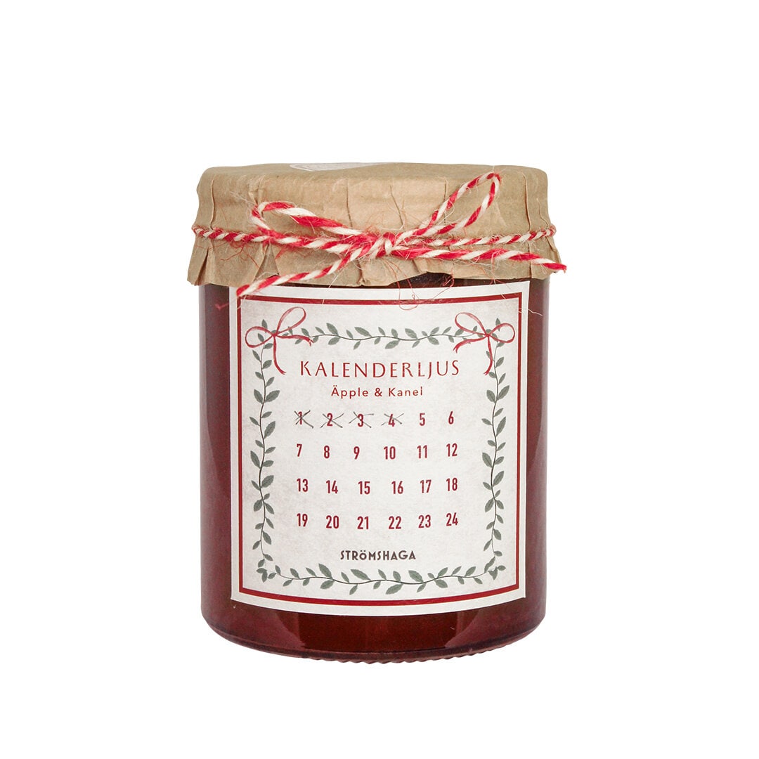 Calendar Candle Apple & Cinnamon