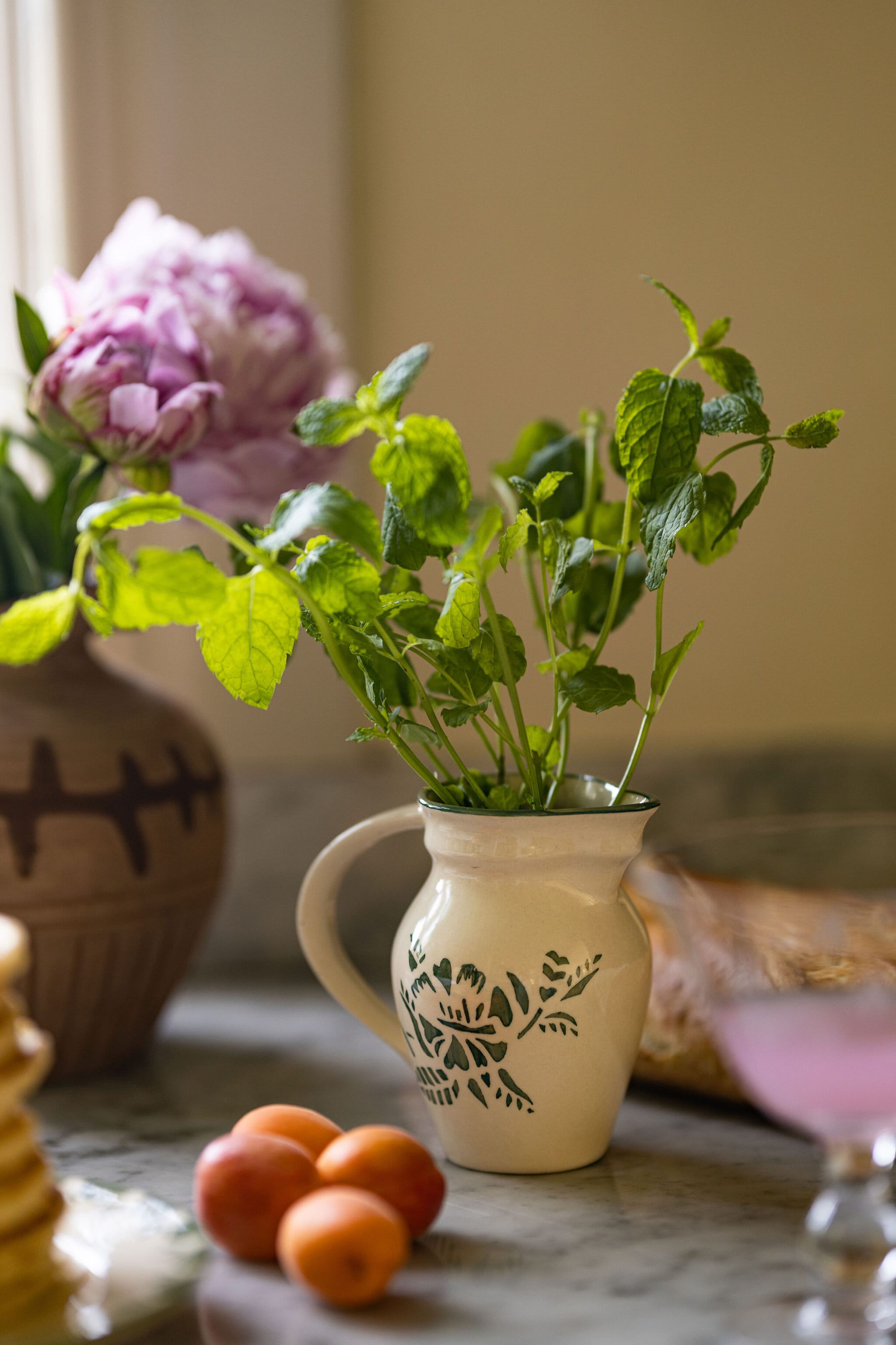 Kanna Marion Blomma Grön Liten