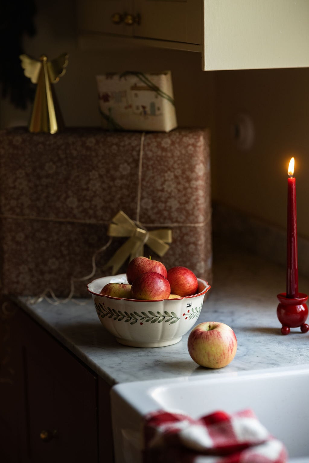 Bowl Esther Lingonberry Large