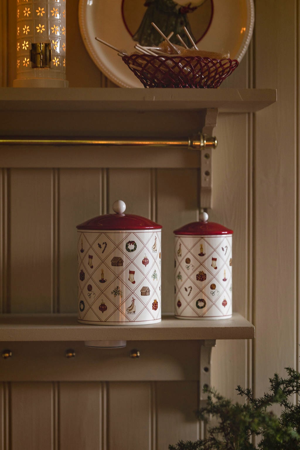 Plåtburk Juletid Liten