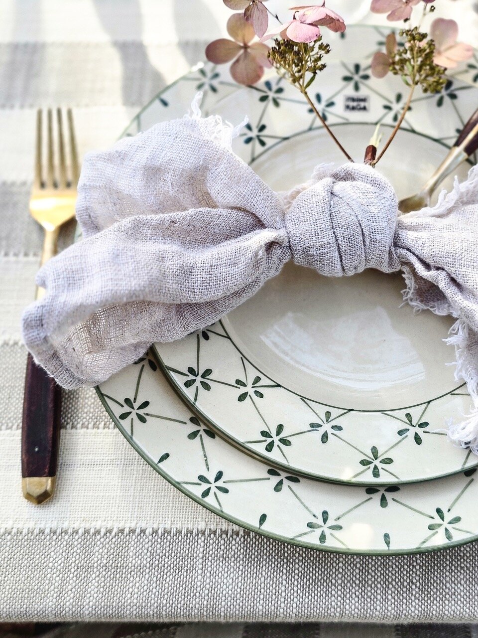 Tallrik Marion Klöver Grön