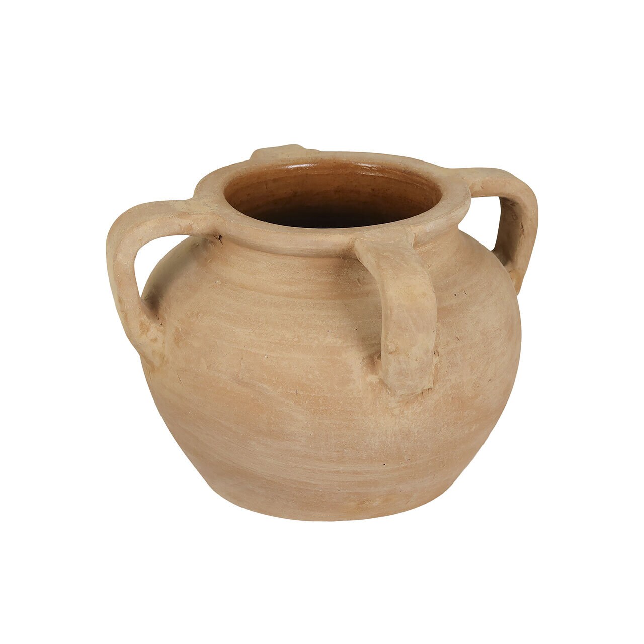 Cruse w. 4 Handles Earthenware Terracotta