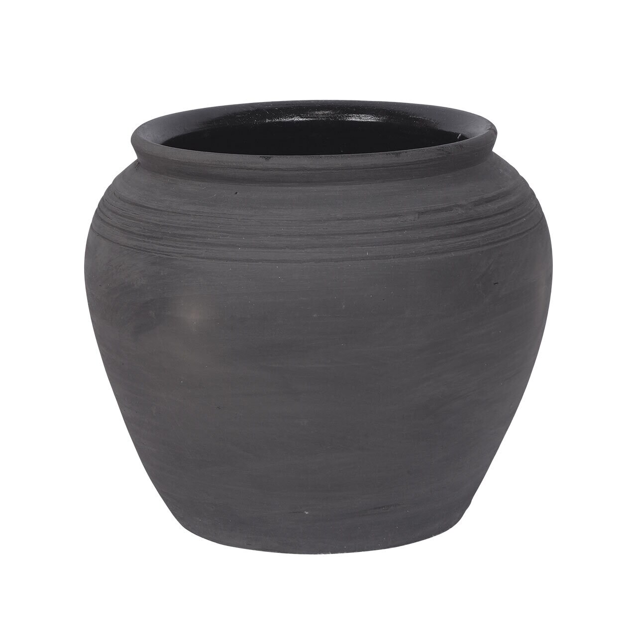 Pot Gael Earthenware Black