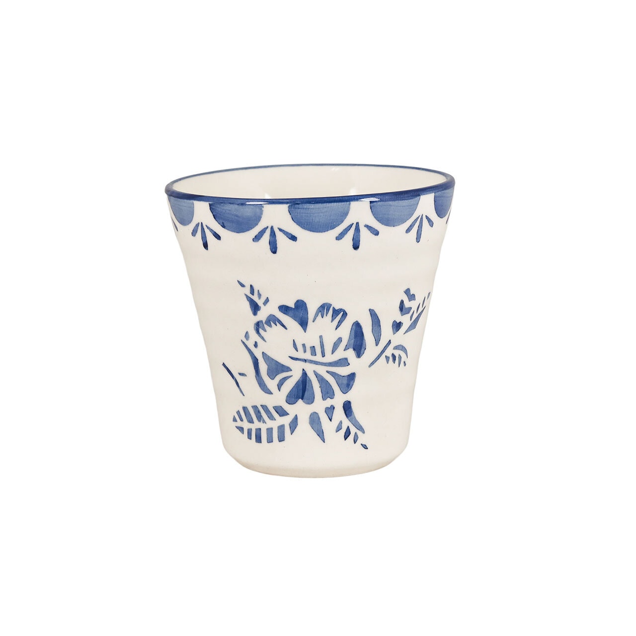 Latte Mug Marion Flower Blue