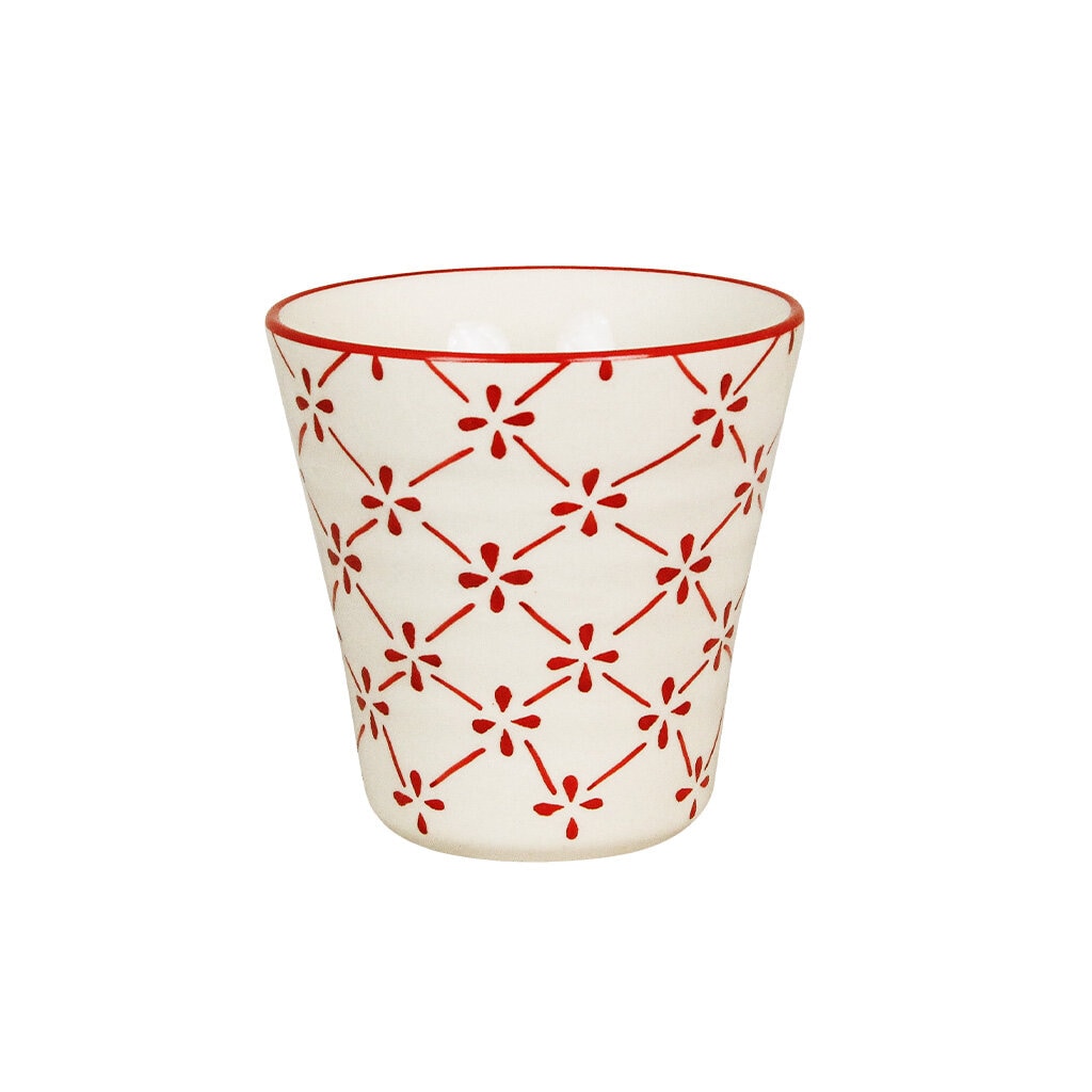 Latte Mug Marion Clover Red