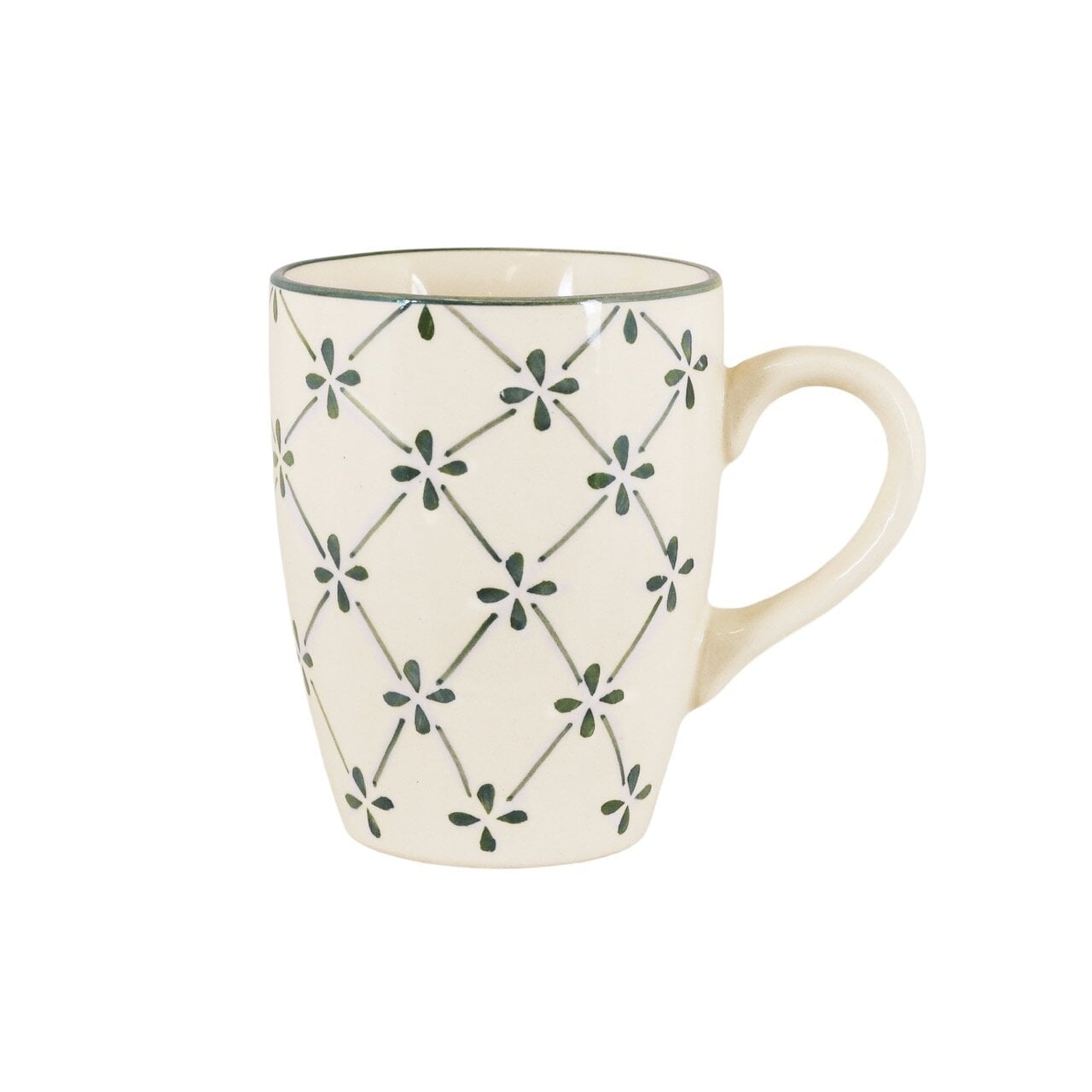 Mug w. Handle Marion Clover Green