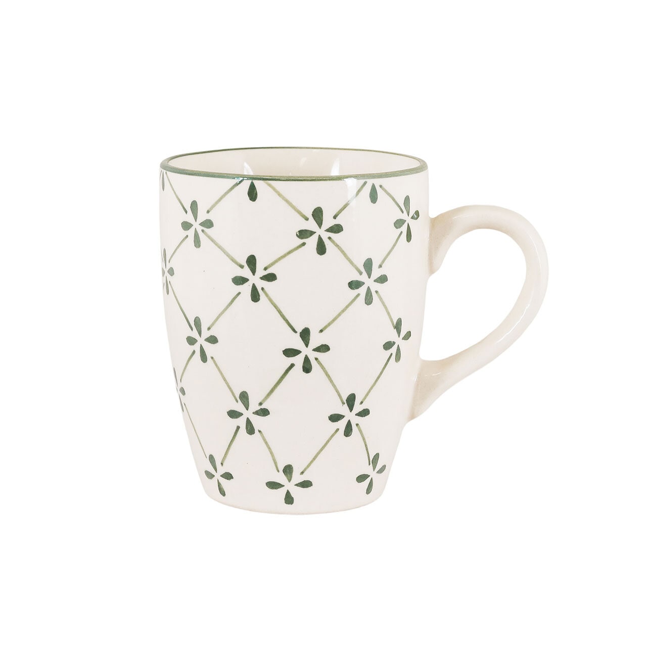 Mug w. Handle Marion Clover Green