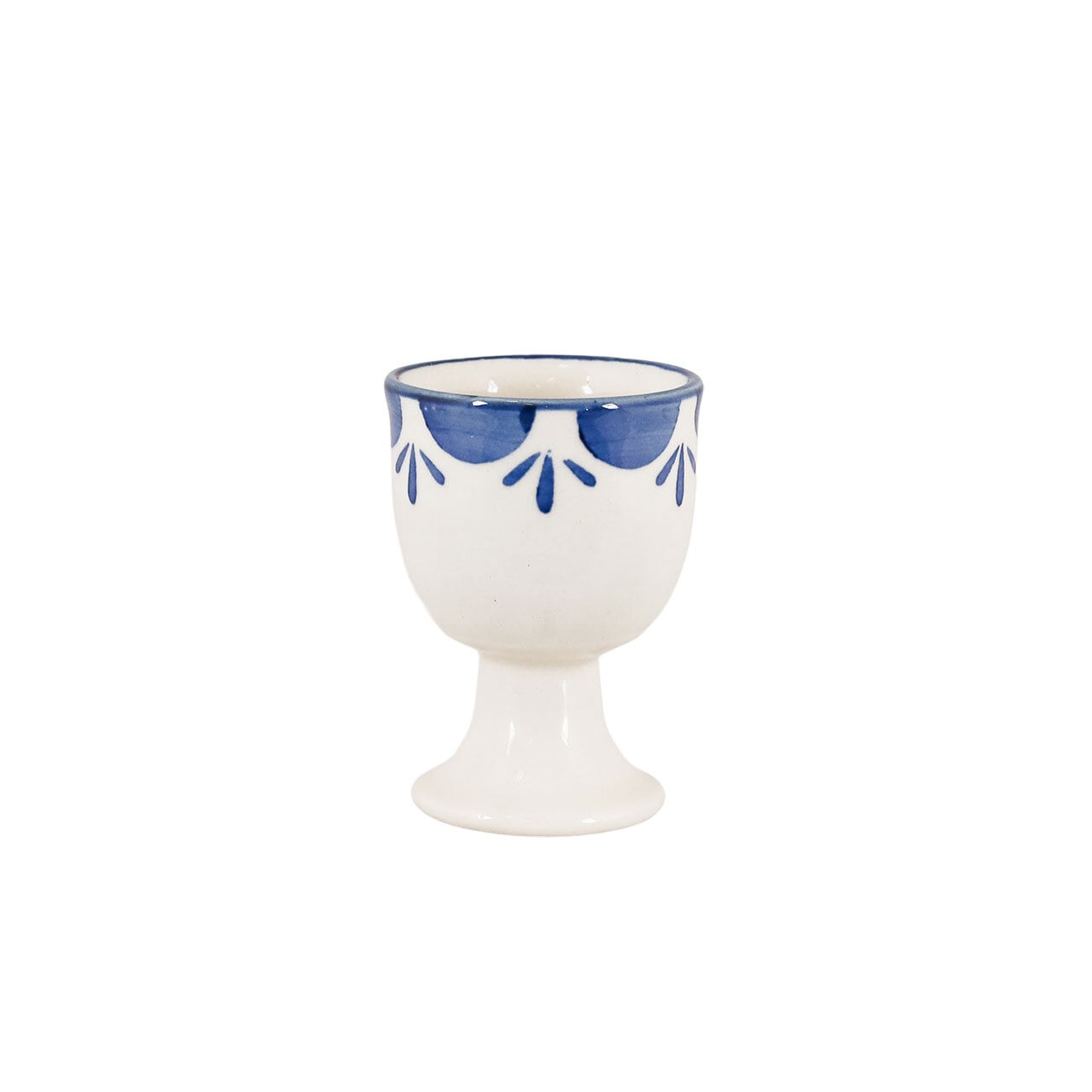 Egg Cup Marion Flower Blue