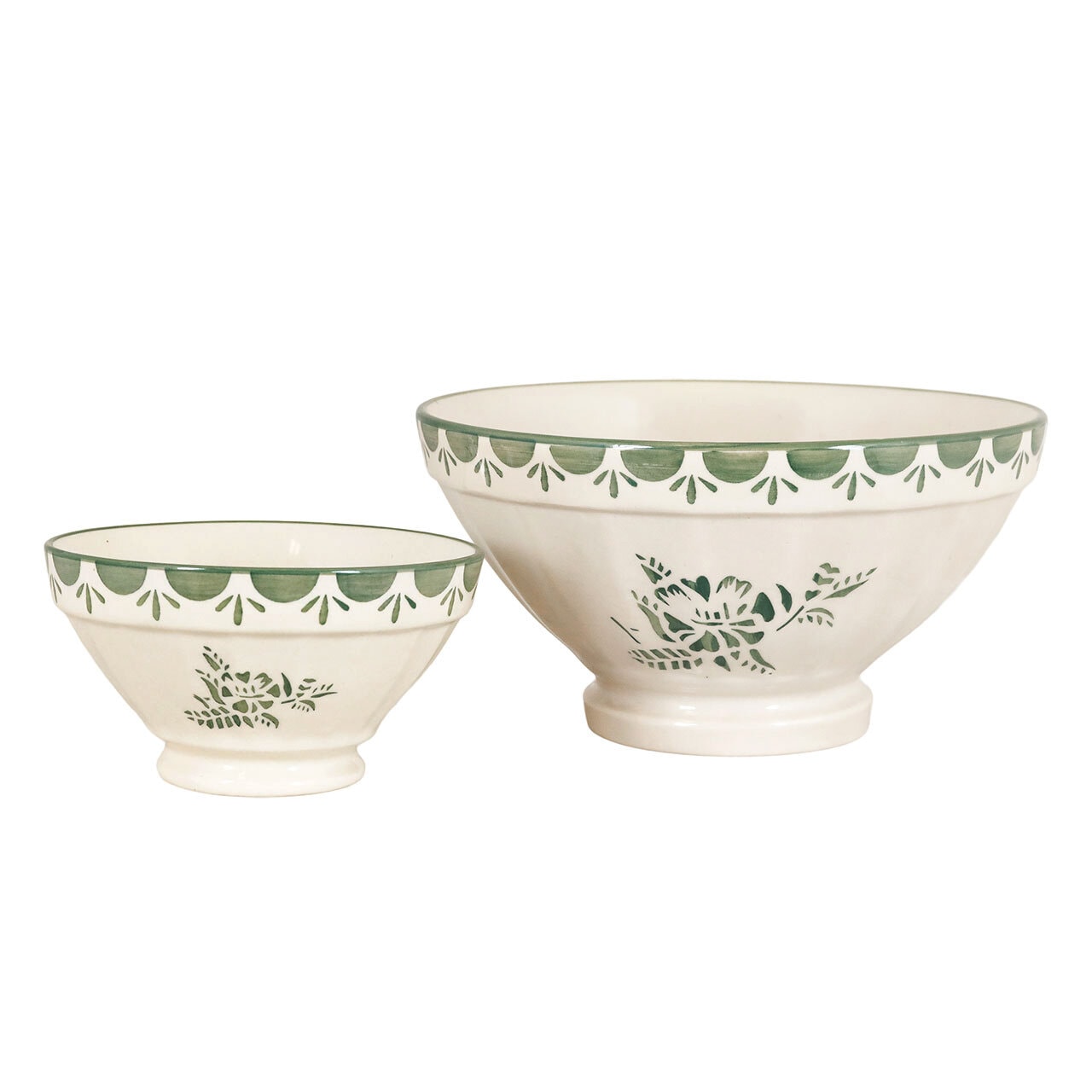 Bowl Marion Flower Green Medium