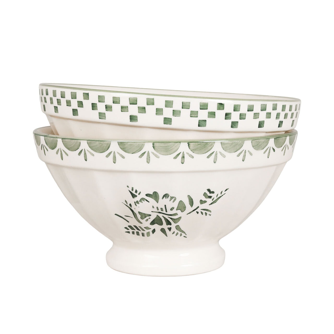 Bowl Marion Flower Green Large