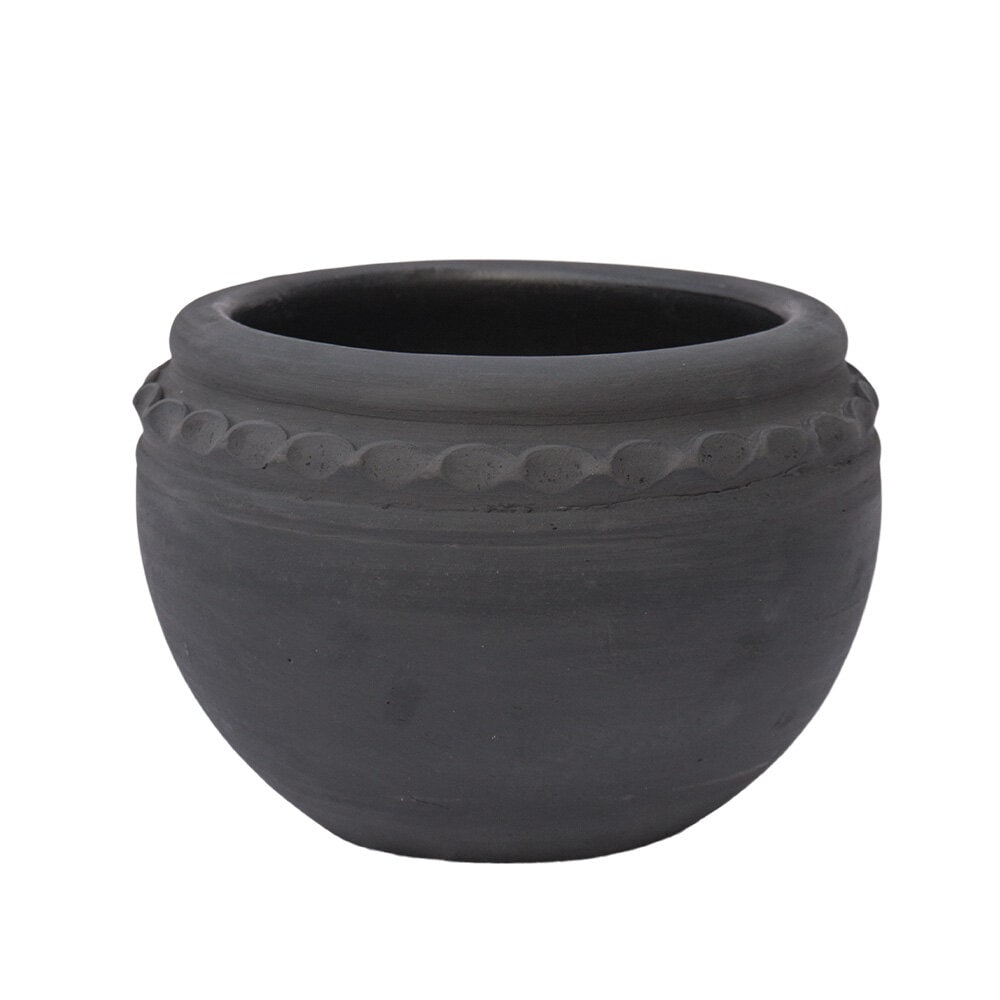 Pot Rafael Earthenware Black