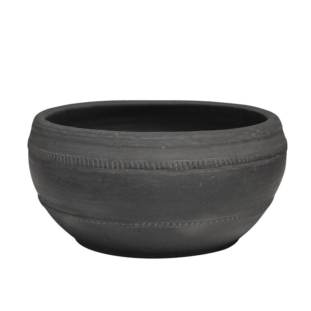 Pot Emanuel Earthenware Black