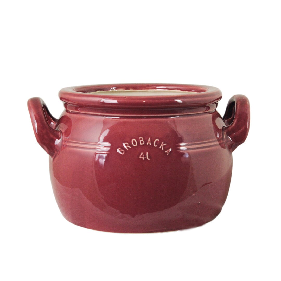 Krus Brobacka 4L Burgundy Låg