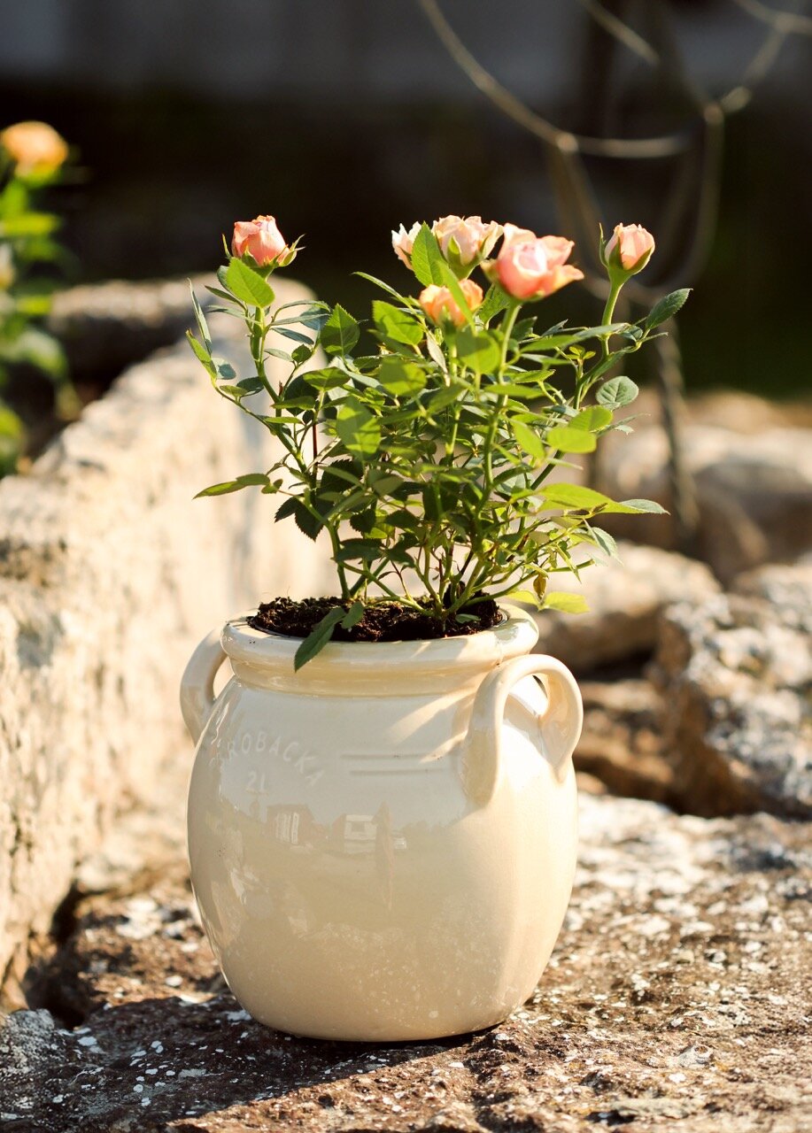Pot Brobacka 2L Cream White High
