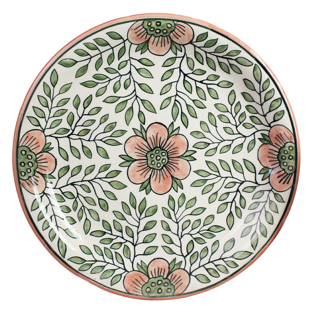 Round Ceramic Platter Cleo