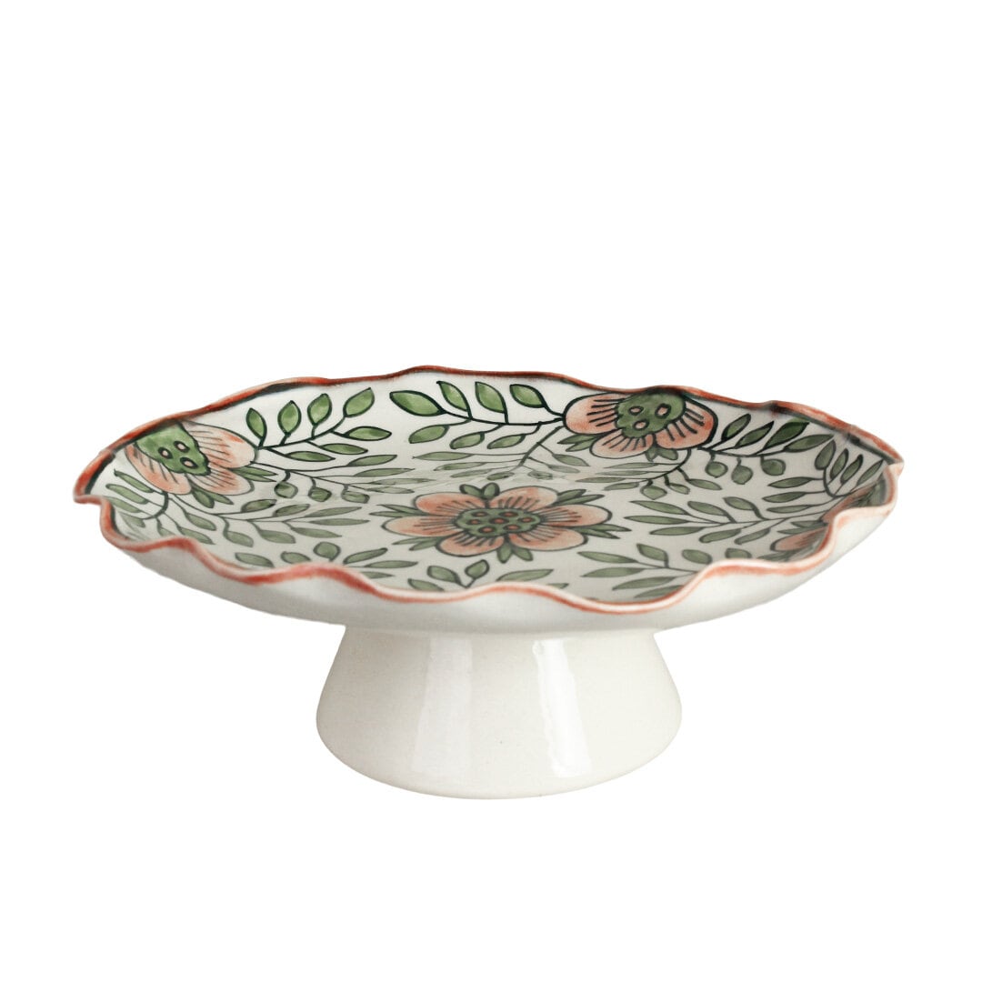 Ceramic Platter on Foot Cleo
