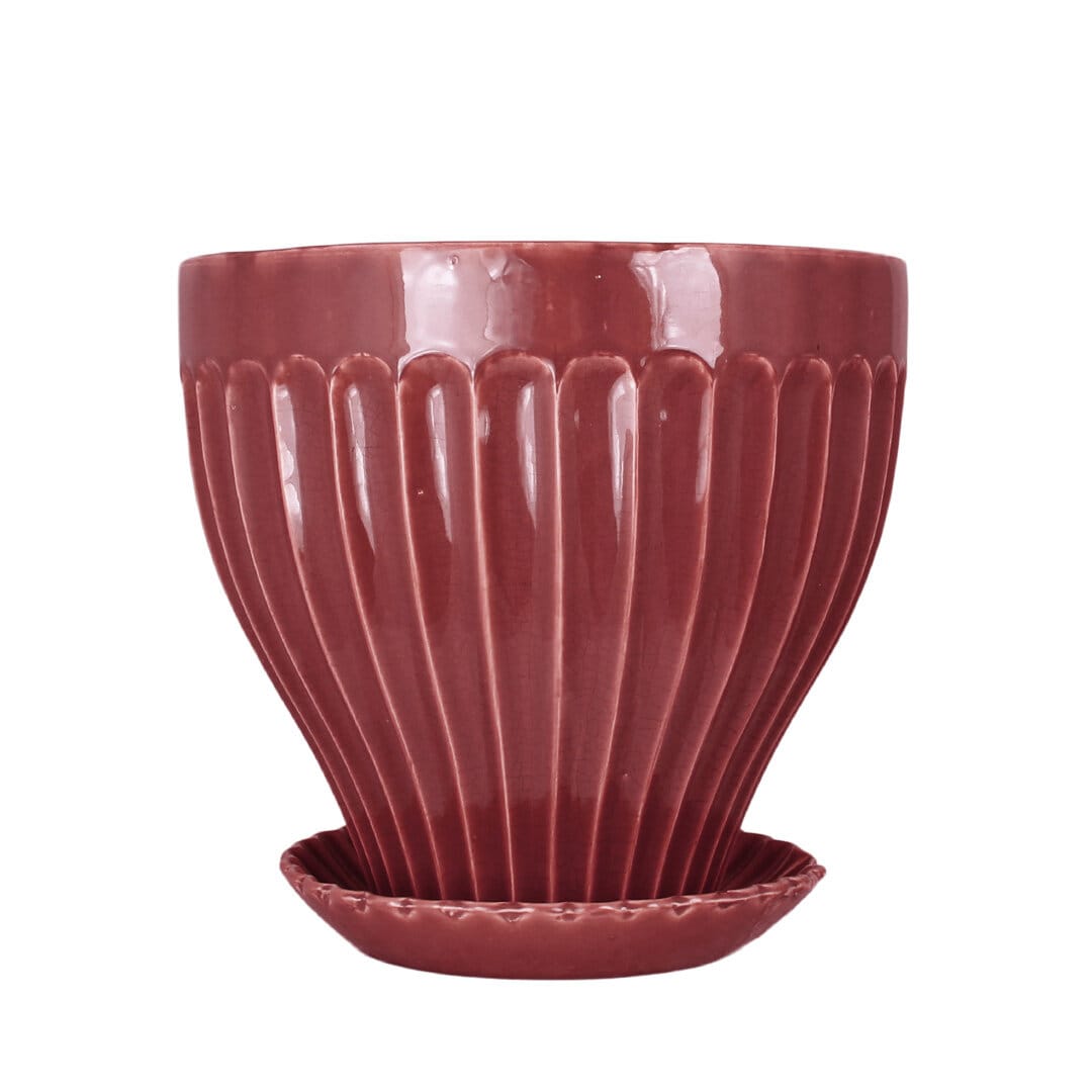 Pot Anna 25 cm Burgundy