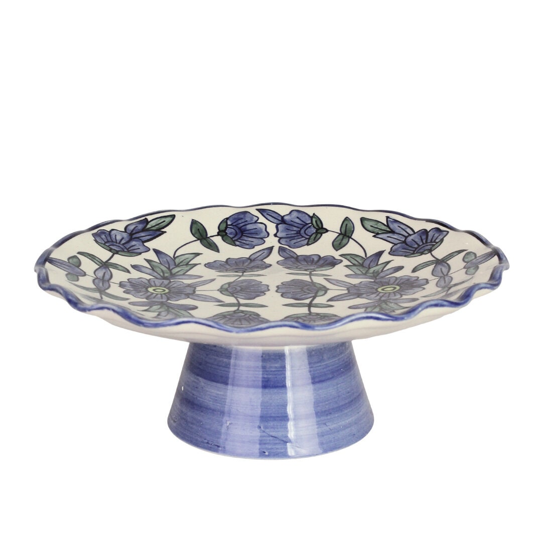 Ceramic Platter on Foot Selina