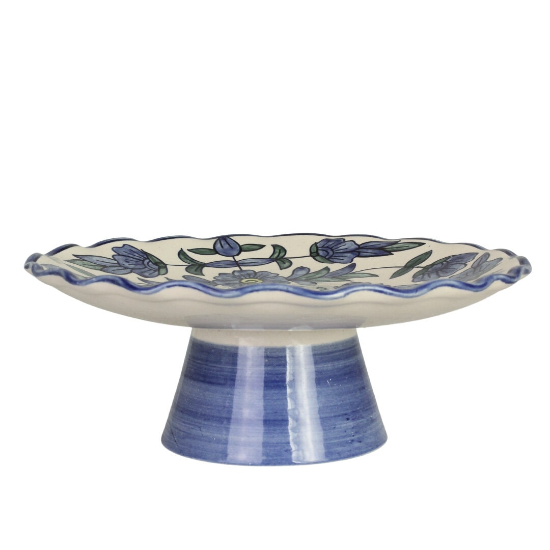 Ceramic Platter on Foot Selina