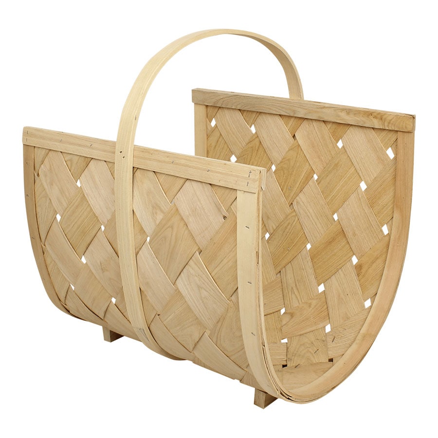 Wood Basket Firewood S/2 Natural