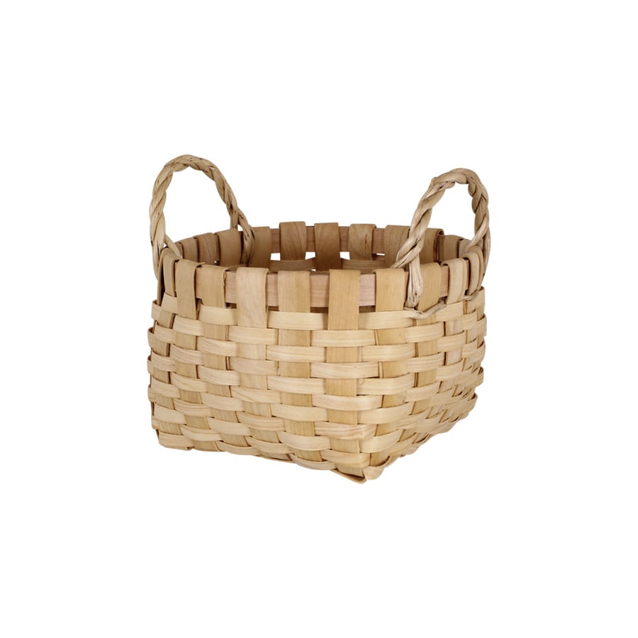 Wood Basket Kerstin Round S/2 Nature