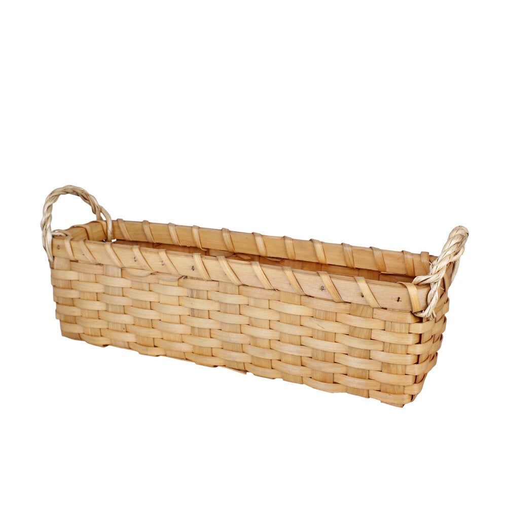 Wood Basket Kerstin Rectangular Nature